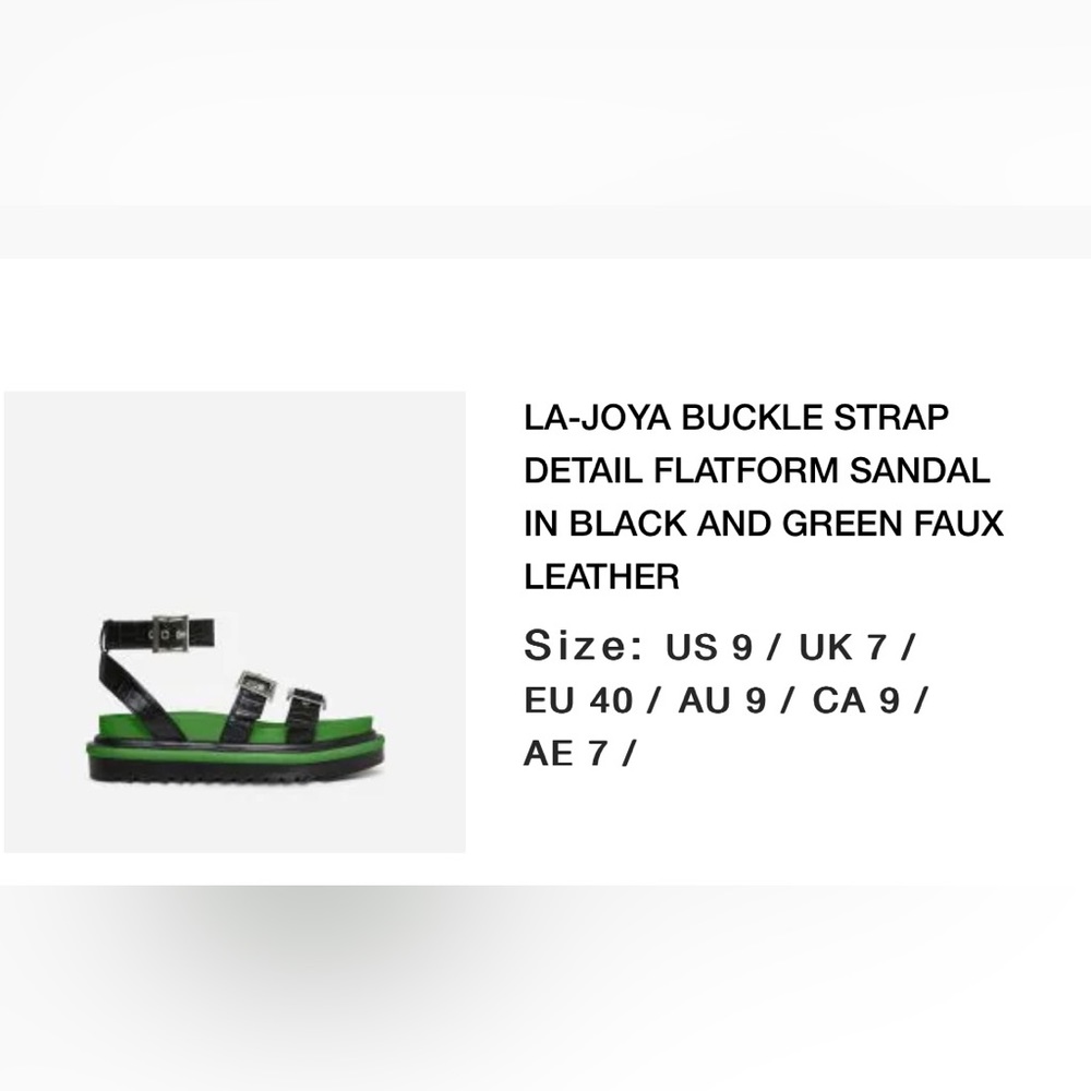 Platform strap sandal